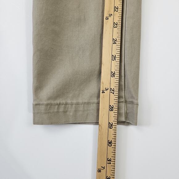 Levis XX Chino Pants Mens 29x30 Standard Tapered Fit Cotton Tan Khaki Flat Front - Picture 10 of 11